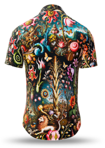 Camisa de verano para hombre FLORA PHANTASTICA - 100 % algodón -...
