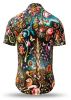 Sommerhemd Herren FLORA PHANTASTICA - 100 % Baumwolle - 10 Größen von XS - 6XL - außergewöhnliches Design - feinste Verarbeitung - Stoffe Made in Germany - limitiert und exklusiv