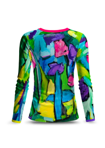 Camiseta de manga larga para mujer FIORE ASTRATTA - GERMENS artfashion...