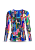 Casual long sleeve shirts CITY OF FANTASY - GERMENS artfashion – 100 % Cotton – Size XS