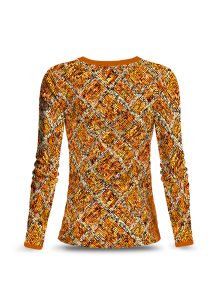 Camiseta de manga larga para mujer MIROUGE FALL - GERMENS artfashion...