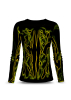 Long sleeve shirts women TERRA GREEN - GERMENS artfashion – 100 % Cotton – Size L