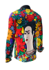 Hemd Herren BLUMEN MEXICOS – GERMENS artfashion – 100 % Baumwolle - Größe S