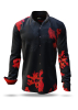 Descubre las camisas de colores para hombre EMBER BLACK - 100 % algodón