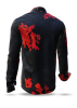 Descubre las camisas de colores para hombre EMBER BLACK - 100 % algodón