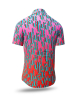 Kurzärmliges Hemd STALACNITE RED – GERMENS artfashion – 100 % Baumwolle - Größe L