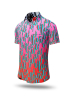 Kurzärmliges Hemd STALACNITE RED – GERMENS artfashion – 100 % Baumwolle - Größe XL