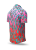 Kurzärmliges Hemd STALACNITE RED – GERMENS artfashion – 100 % Baumwolle - Größe XL