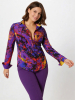 Unique blouse for women - AIXON - 100% cotton - GERMENS artfashion - Sizes XS to 3XL