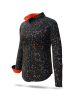 ausgefallene Damenbluse für Damen - SMOKER - 100 % Baumwolle - GERMENS artfashion - Größen XS bis 3XL