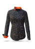 ausgefallene Damenbluse für Damen - SMOKER - 100 % Baumwolle - GERMENS artfashion - Größen XS bis 3XL