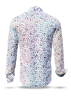 Camisa con botones FLOREL BLANC – GERMENS artfashion – 100 % algodón - Talla 3XL