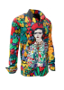 Hemd Herren BLUMEN MEXICOS – GERMENS artfashion – 100 % Baumwolle - Größe 6XL