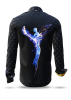 Camisa de hombre WELTENENGEL – GERMENS artfashion – 100 % algodón - Talla 6XL
