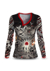 STOP NOW! Antikrieg Langarmshirt Damen - 100 % Baumwolle - GERMENS artfashion