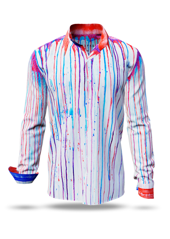 Descubre las camisas de colores para hombre STRIPES - 100 % algodón