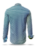 Hemden für Männer CUBO AZUR – GERMENS artfashion – 100 % Baumwolle - Größe 4XL