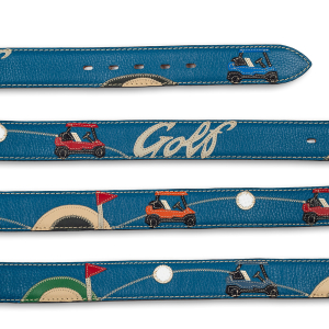 Cinturón de cuero Golf para hombre - N.º único 075