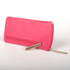 Estuche para gafas rosa para mujer y hombre: elegante estuche de cuero