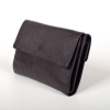 Monedero negro para mujer PRAG, de piel suave