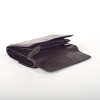 Monedero negro para mujer PRAG, de piel suave