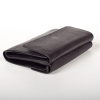 Monedero negro para mujer PRAG, de piel suave