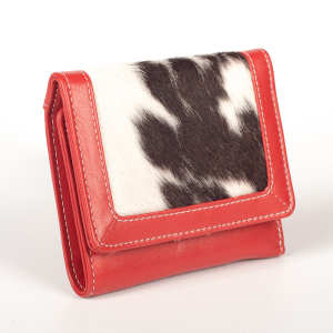 Monedero rojo para mujer y hombre con...
