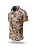 Button-down Shirt Short Sleeve OUTBACK ESSENCE – GERMENS artfashion – 100 % Cotton - Size XXL