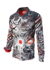 Camisa de hombre STOP NOW! Antiguerra – GERMENS artfashion – 100 % algodón – Talla 5XL