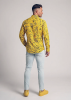 Herren Hemden Langarm GRAVUR YELLOW – GERMENS artfashion – 100 % Baumwolle - Größe 6XL