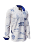 Herrenhemden Langarm ELBFLORENZ DRESDEN SANDPHIR – GERMENS artfashion – 100 % Baumwolle - Größe 3XL