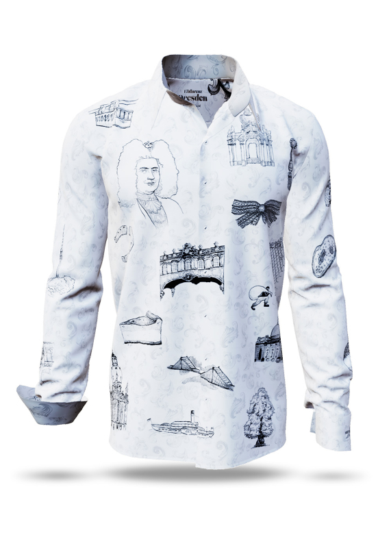 Descubre las camisas para hombre ELBFLORENZ DRESDEN DAYDREAM - 100 % algodón
