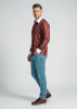 Descubre las camisas para hombre ALPHA CENTAURI RED - 100 % algodón