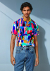 Sommerhemd Herren CITY OF FANTASY - 100 % Baumwolle - 10 Größen von XS - 6XL - außergewöhnliches Design - feinste Verarbeitung - Stoffe Made in Germany - limitiert und exklusiv