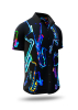 Sommerhemd Herren NEON SAXOPHONE - 100 % Baumwolle - 10 Größen von XS - 6XL - außergewöhnliches Design - feinste Verarbeitung - Stoffe Made in Germany - limitiert und exklusiv