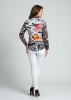 Hemd Bluse Damen STOP NOW! - GERMENS artfashion - 100 % Baumwolle - Größe M