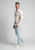 Descubre las camisas de colores para hombre RINGELKRINGEL AM TAG - 100 % algodón