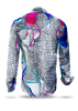 Herren Langarm Hemd QUADROPHONIE – GERMENS artfashion – 100 % Baumwolle - Größe 4XL