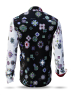 Mens Casual Long Sleeve Shirts KALEIDOSCOPE – GERMENS artfashion – 100 % Cotton - Size S