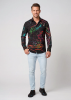 Descubre las camisas de colores para hombre «RINGELKRINGEL IN DER NACHT» - 100 % algodón