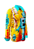 Hemd Herren RETRO ROBOT – GERMENS artfashion – 100 % Baumwolle - Größe L