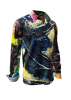 Herrenhemden Langarm ES GIBT REIS, BABY – GERMENS artfashion – 100 % Baumwolle - Größe 3XL