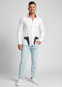 Descubre las coloridas camisas de hombre con botones de COOLTS - 100 %...
