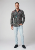 Descubre la camisa oscura para hombre NEKRODRAKE - 100 % algodón