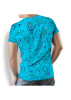 Camiseta de hombre GRAVUR BLUE – GERMENS artfashion – 100 % algodón - Talla M