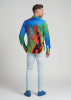Long Sleeve Button-down Shirt Men MAGMA – GERMENS artfashion – Size S