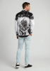 Herren Langarm Hemd WHOLE LOTTA SMOKE – GERMENS artfashion – 100 % Baumwolle - Größe 6XL