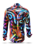 Camisa de hombre de manga larga DAPURITOJO – GERMENS artfashion – 100 % algodón - Talla XL
