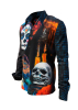 Herren Hemden DIA DE LOS MUERTES – GERMENS artfashion – 100 % Baumwolle - Größe XS