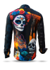 Herren Hemden DIA DE LOS MUERTES – GERMENS artfashion – 100 % Baumwolle - Größe XXL